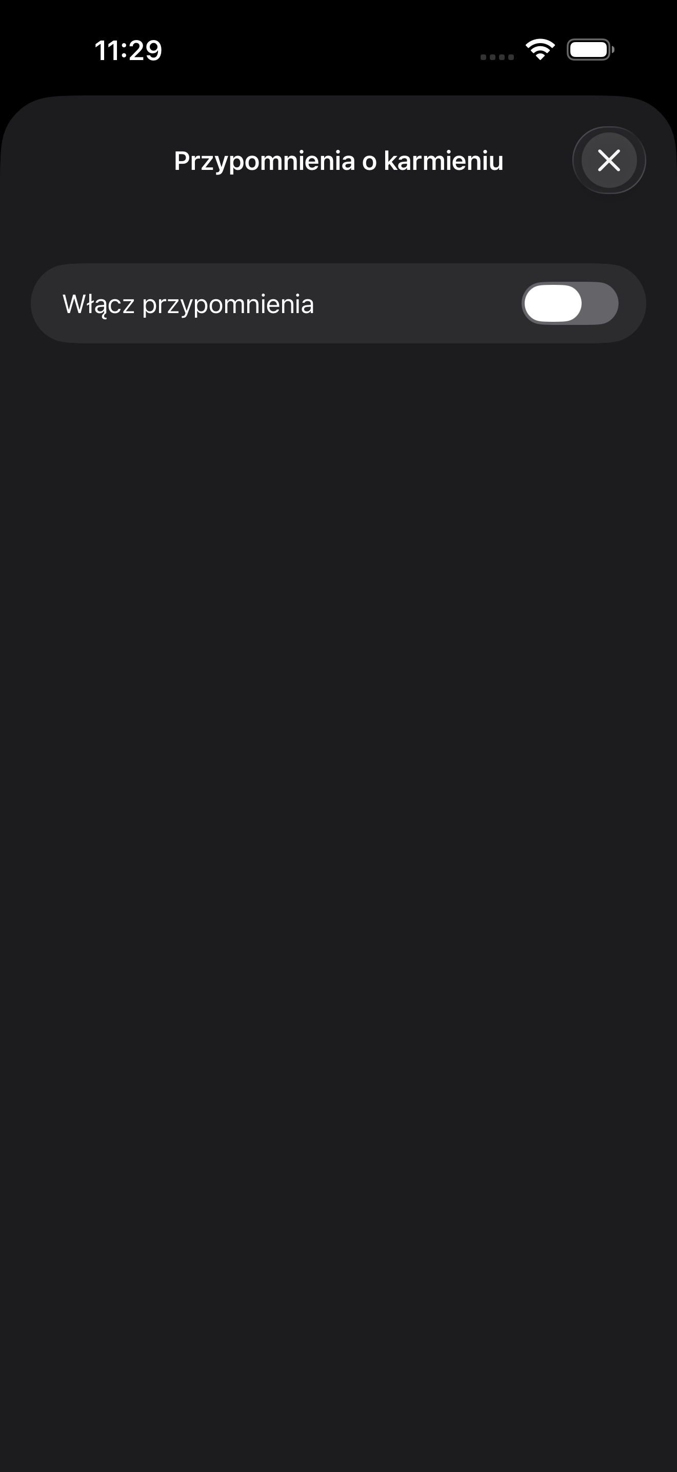 Harmonogram Karmienia*