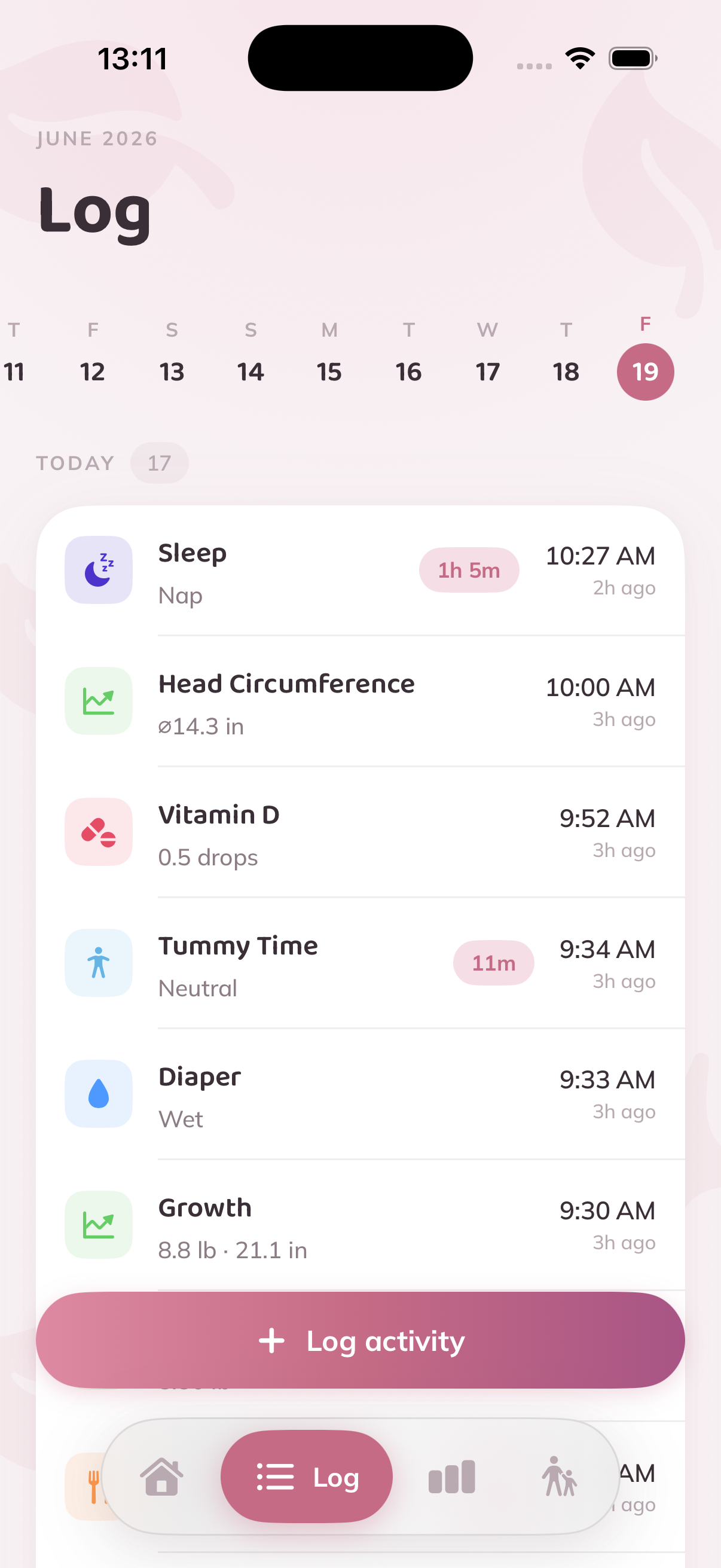 Activity Log