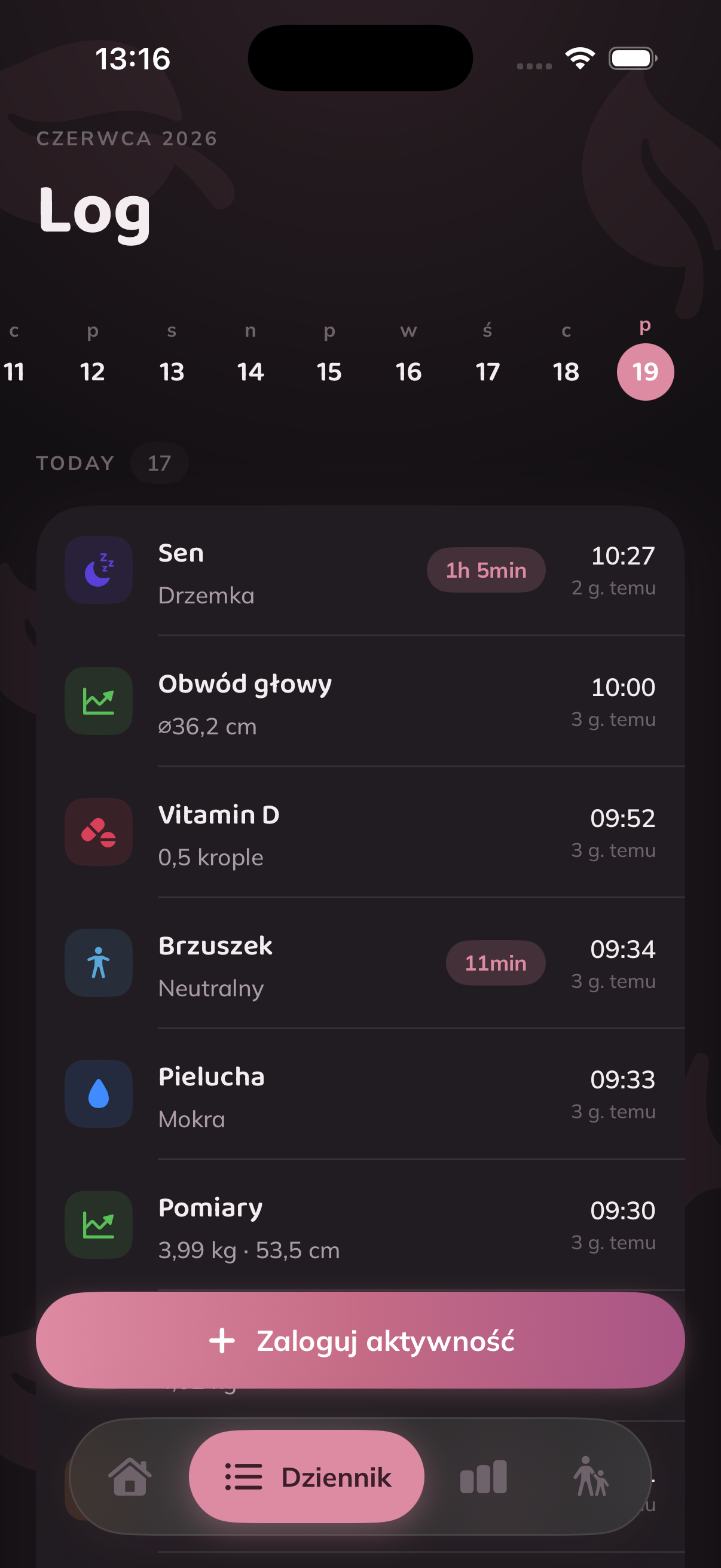 Dziennik Aktywności