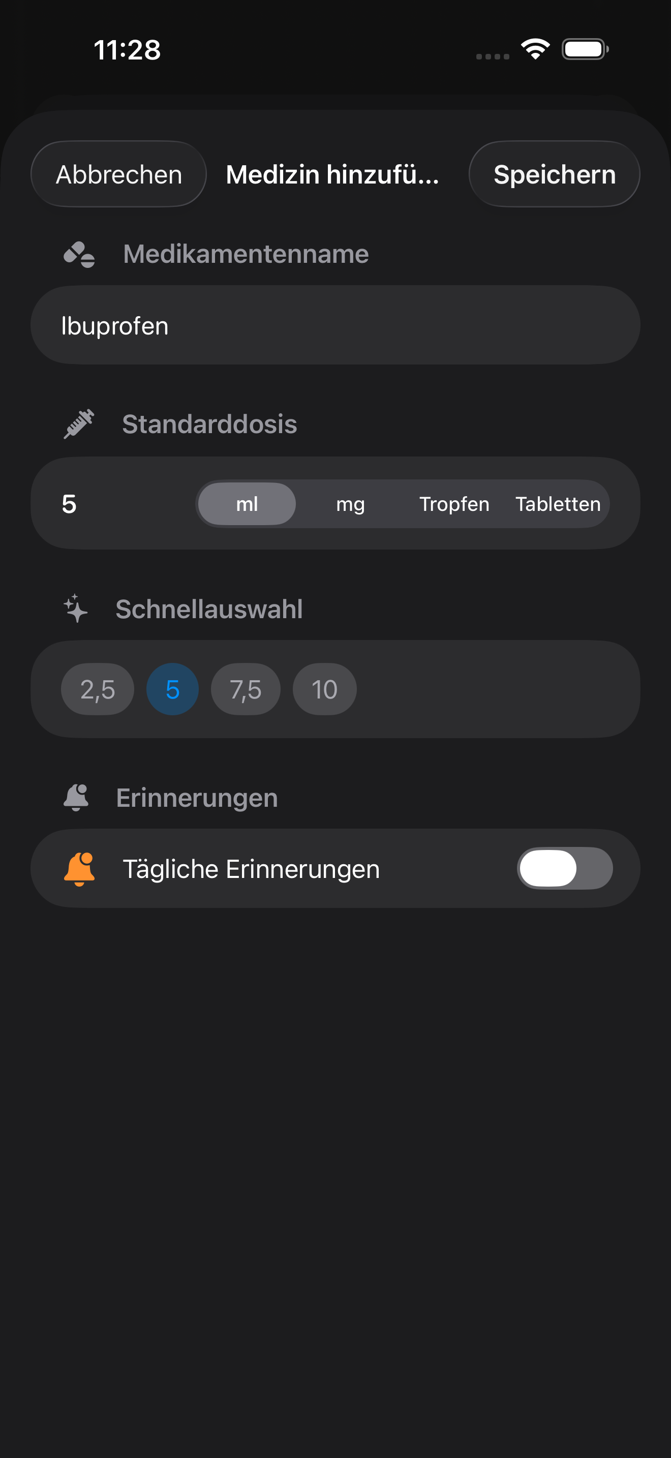 Medikamenten-Erinnerungen*
