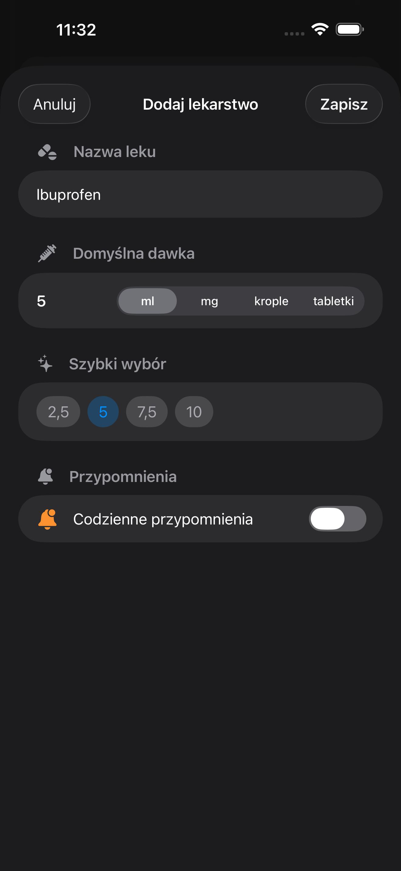 Przypomnienia o Lekach*