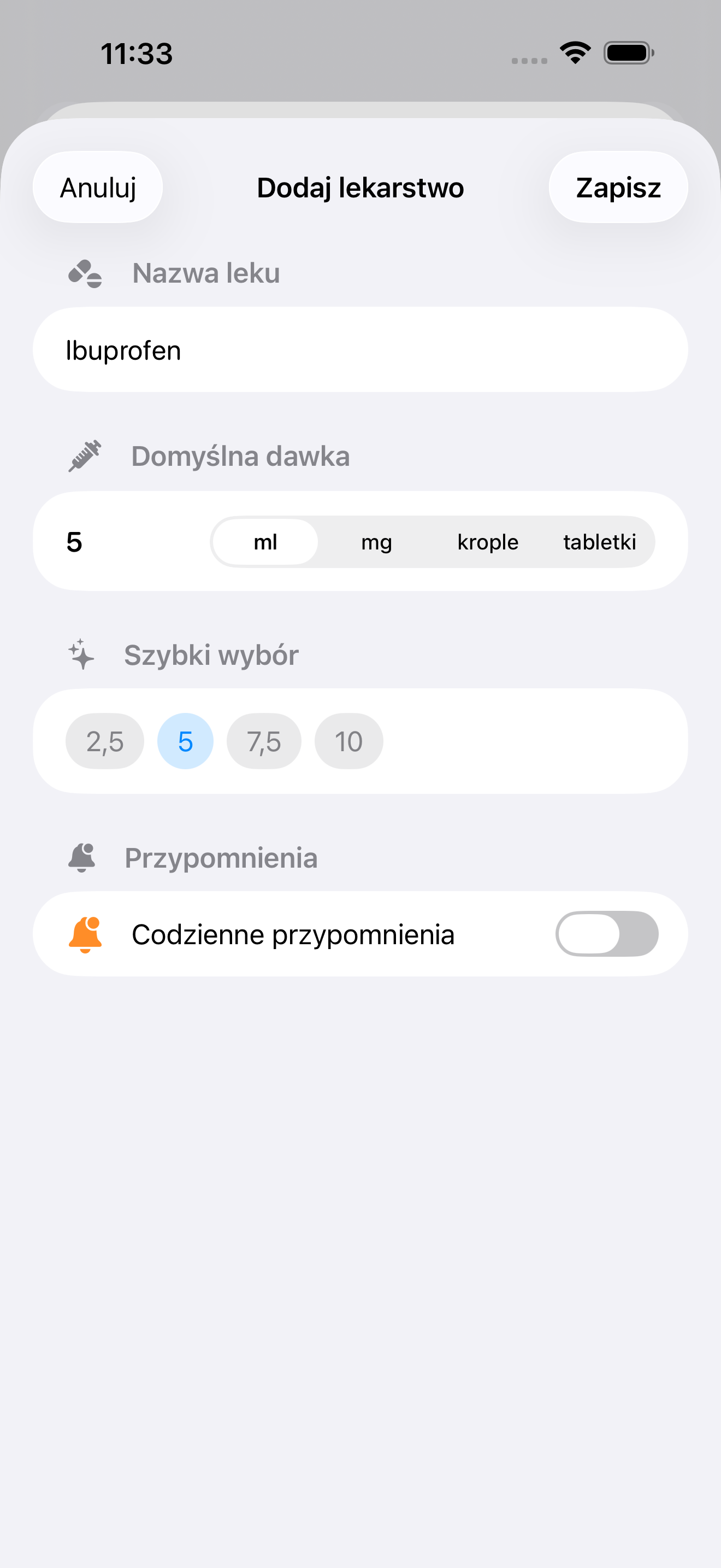 Przypomnienia o Lekach*