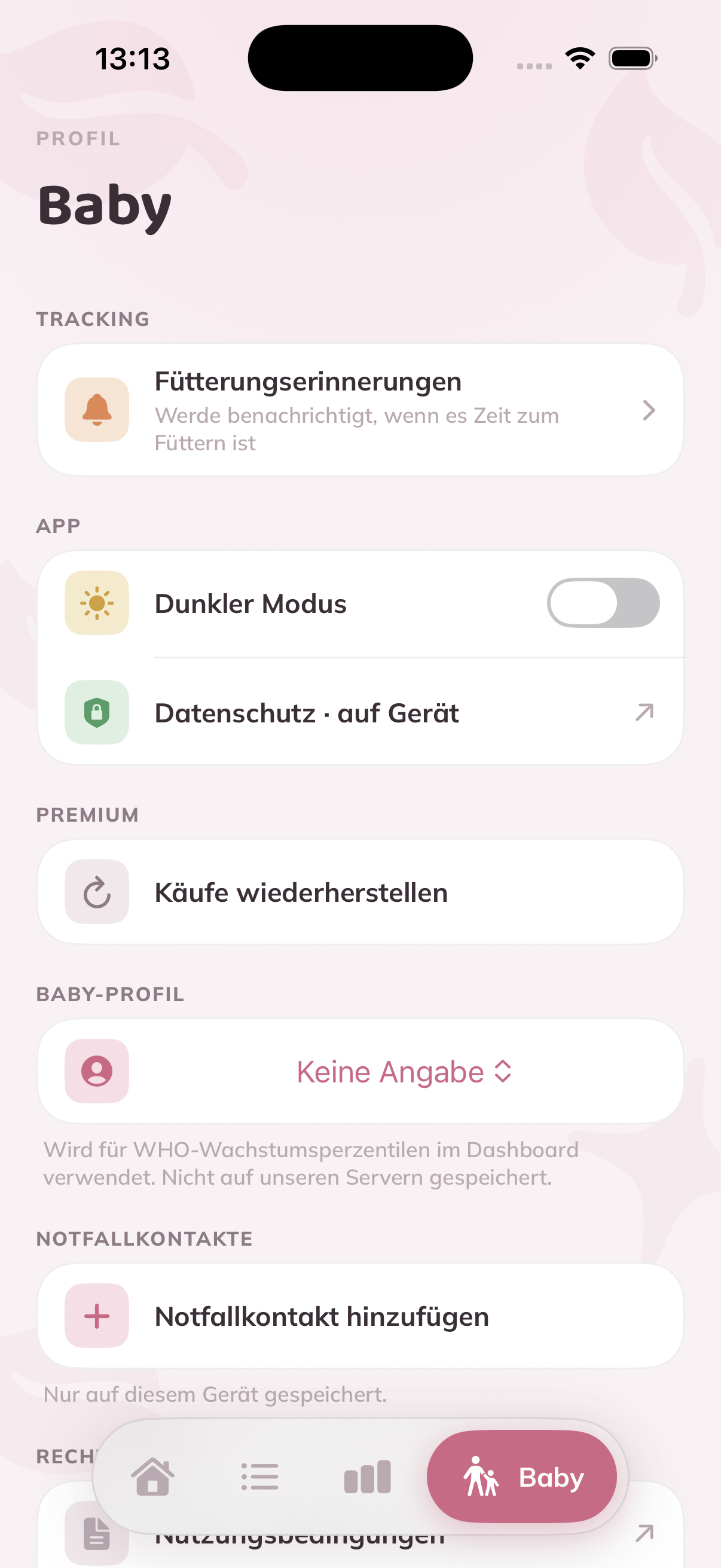 Babyprofil