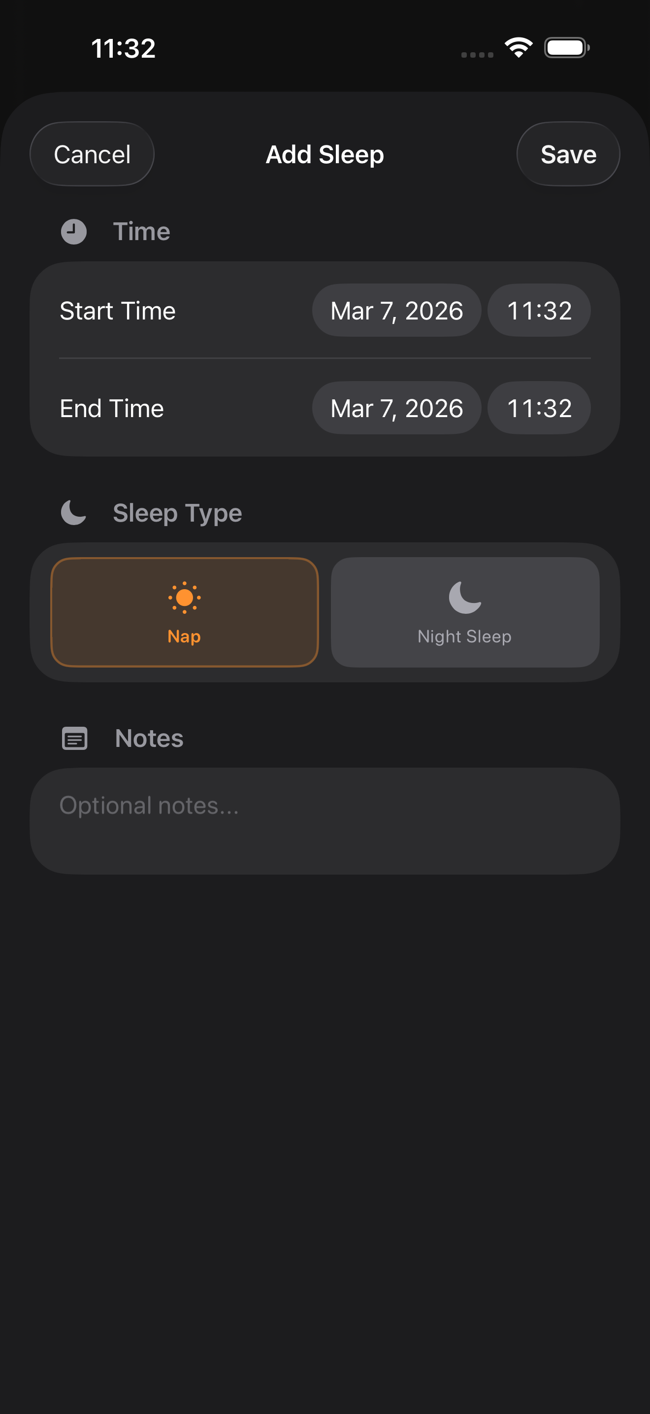 Sleep Tracking